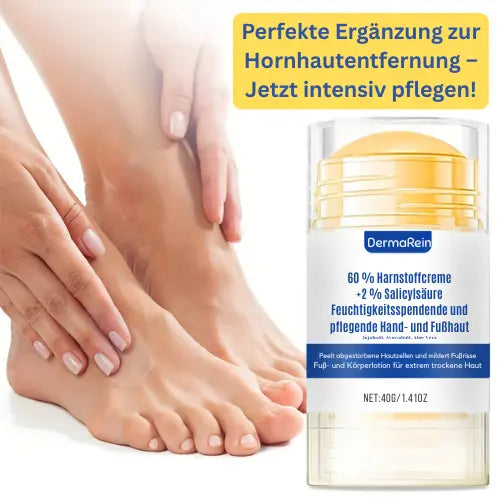 DermaRein Urea Fußcreme 60% – Weiche Füße nach der Hornhautentfernung Dermarein